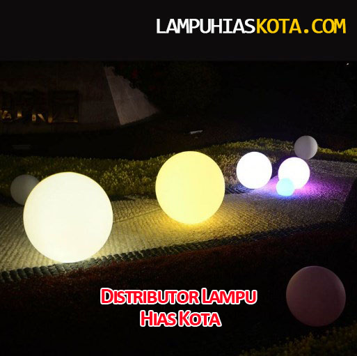 Lampu hias bola berkualitas untuk taman
