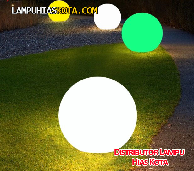Tampilan lampu hias bola murah